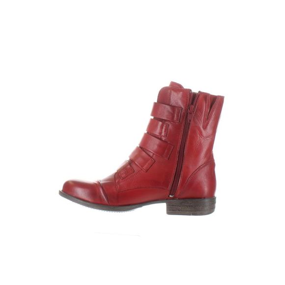 Miz Mooz Womens Leighton Red Ankle Boots Size 8 Medium (B, M) - Picture 3 of 7